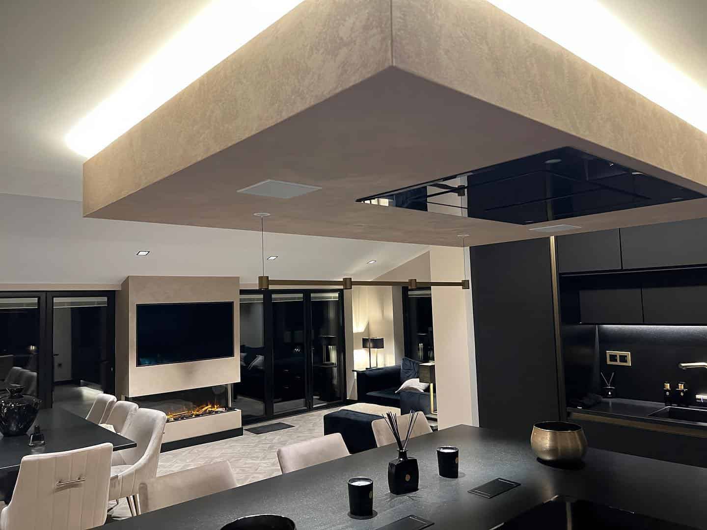 Làm trần thạch cao cho nhà phố 2 Làm trần thạch cao cho nhà phố 2