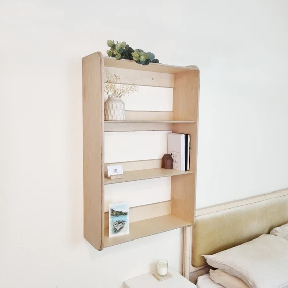 Lắp đặt kệ sách gỗ plywood 3 Lắp đặt kệ sách gỗ plywood 3