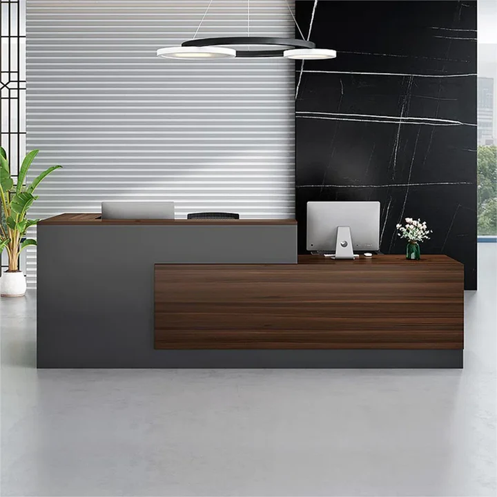 Lắp đặt quầy tiếp tân gỗ HDF 3 Lắp đặt quầy tiếp tân gỗ HDF 3
