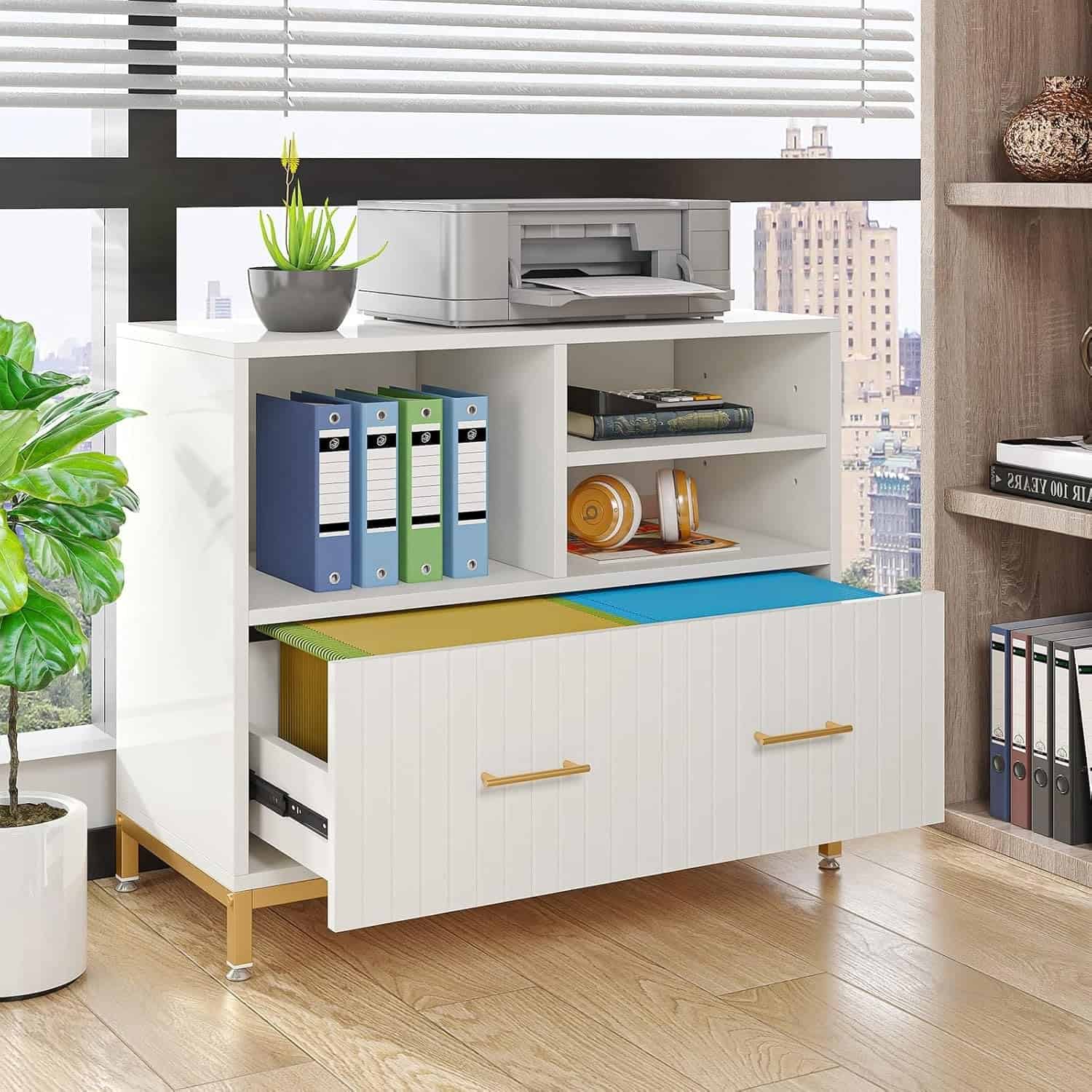 Lắp đặt tủ hồ sơ bằng gỗ HDF 2