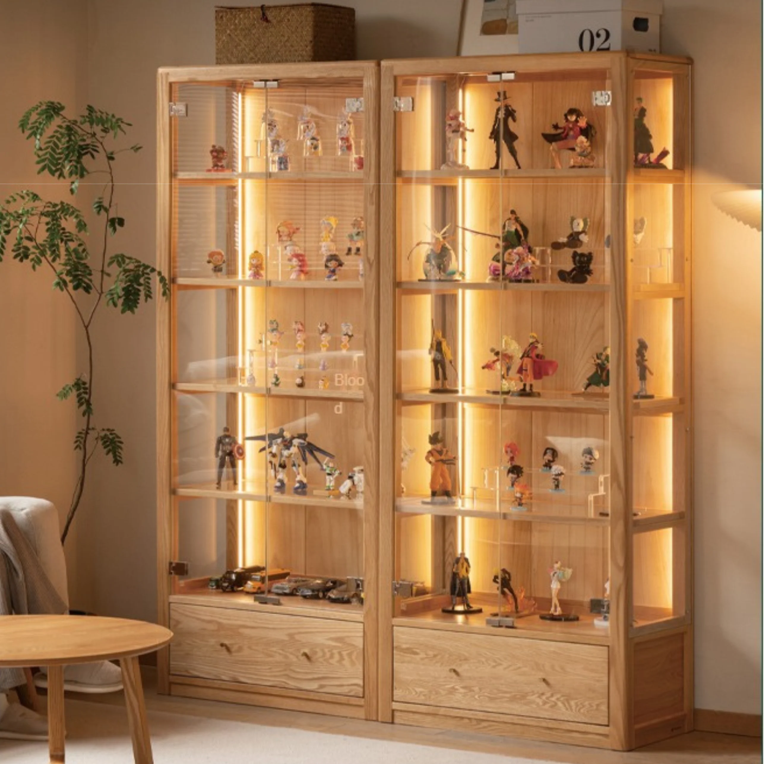 Lắp đặt tủ trưng bày gỗ plywood