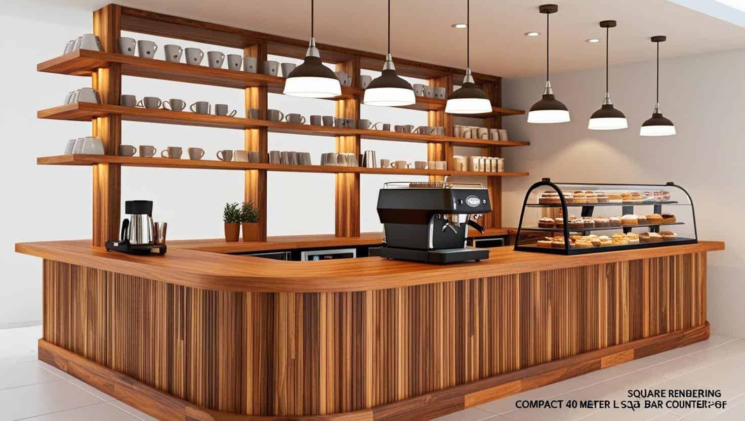 Mặt bằng quầy bar Mặt bằng quầy bar