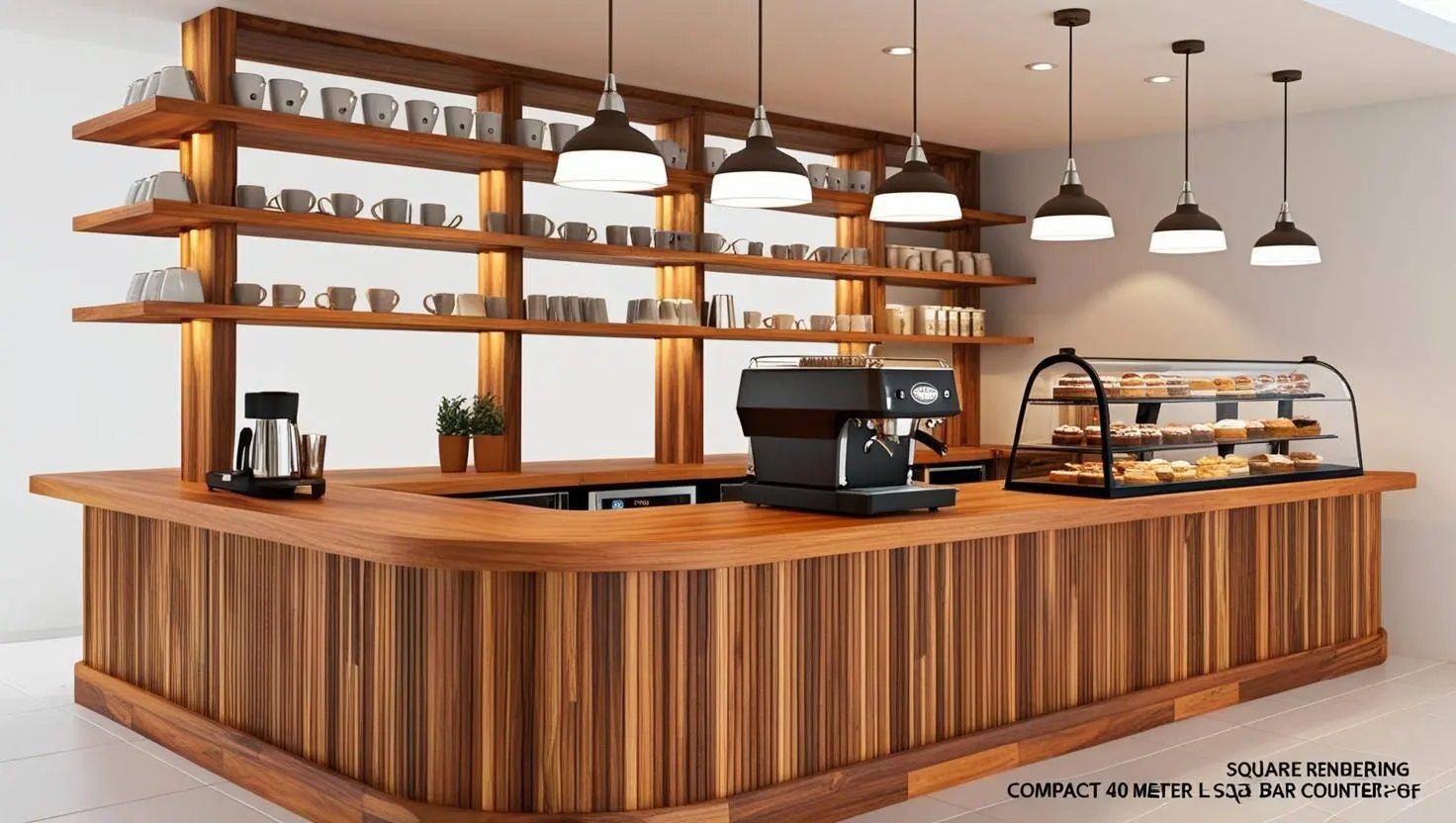 Mặt bằng quầy bar Mặt bằng quầy bar