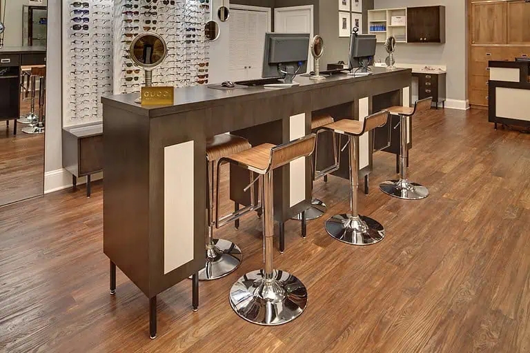 Mặt bằng quầy pha chế