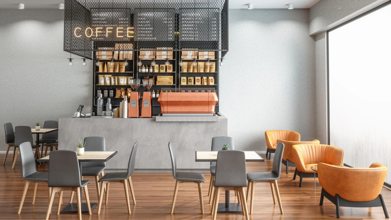 Mẫu Quầy Cafe Đẹp 5