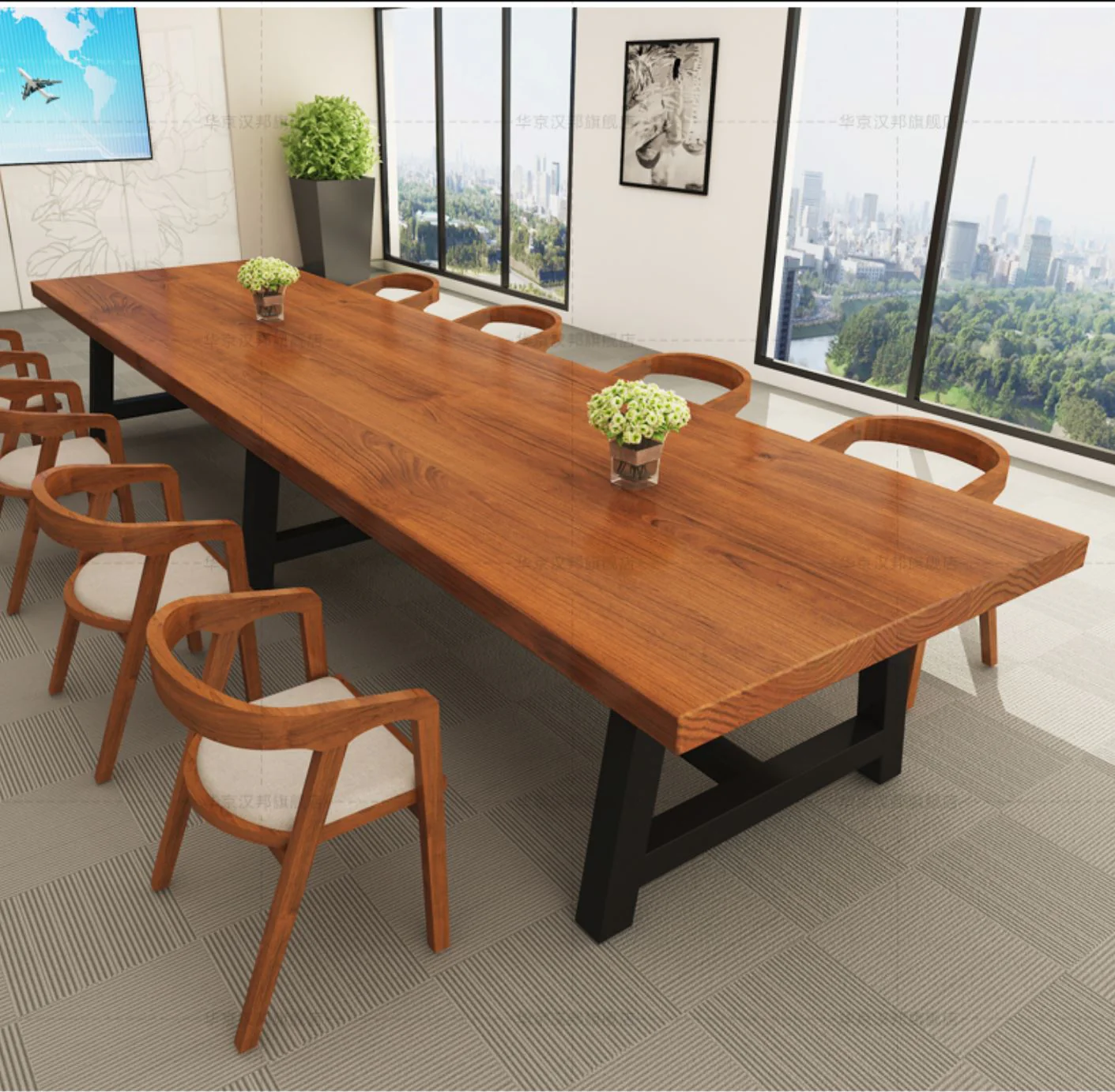 Mẫu bàn họp gỗ đẹp 6