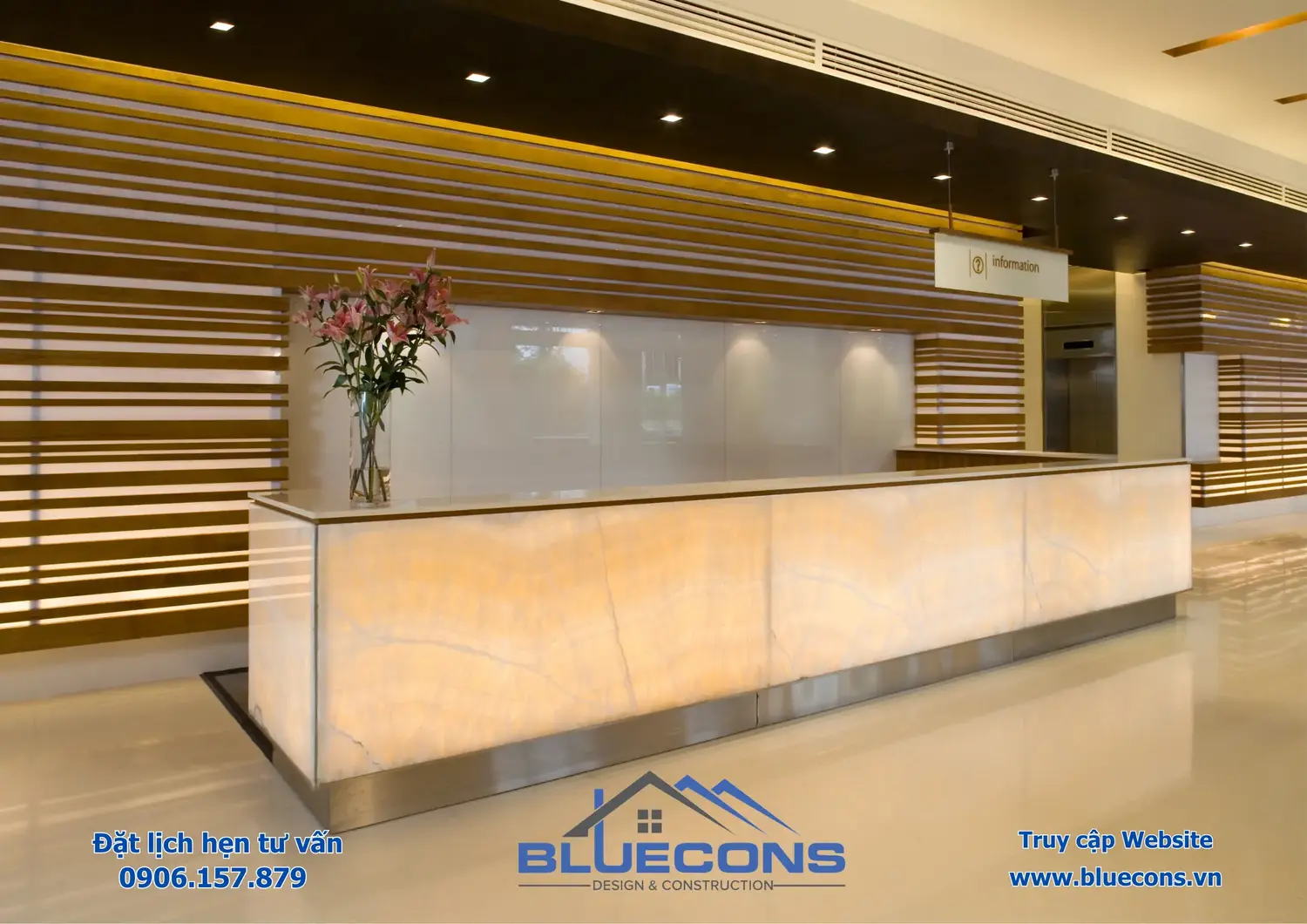 Mẫu bàn quầy lễ tân đẹp, quầy lễ tân được ưa chuộng nhất năm 2024 2 Quầy lễ tân bằng gỗ, mẫu quầy lễ tân gỗ độc đáo được ưa chuộng nhất năm 2024