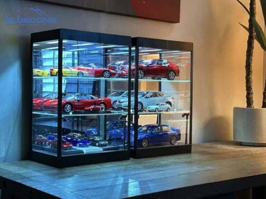 Kệ Trưng Bày Mô Hình Giá Rẻ, Đẹp, Đa Dạng Tại BLUECONS 8 Mẫu kệ trưng bày mô hình mica có đèn led