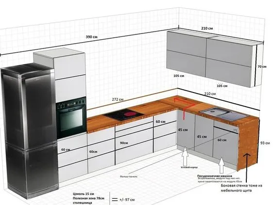Quầy Bếp Gia Đình 6 Mẫu Tạo Nên Sự Khác Biệt Cho Không Gian 3 Mẫu quầy bếp thiết kế theo chữ L đẹp.