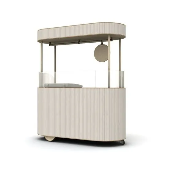 Mẫu quầy cà phê di động.