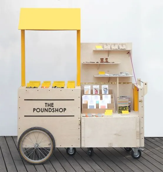 Mẫu quầy cà phê di động..