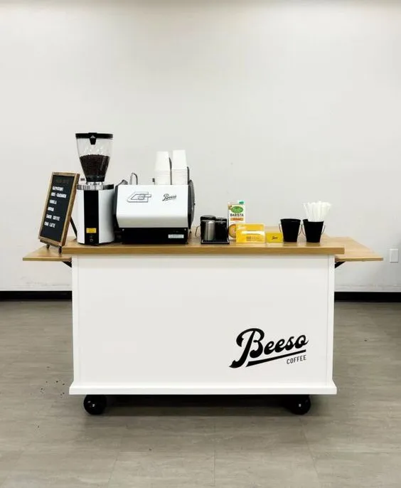 Mẫu quầy cà phê di động tiện lợi nhất