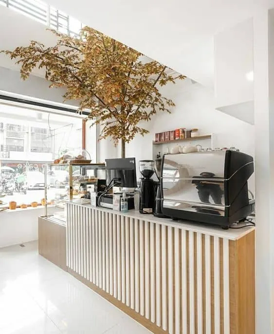 Mẫu quầy cà phê hiện đại, độc đáo