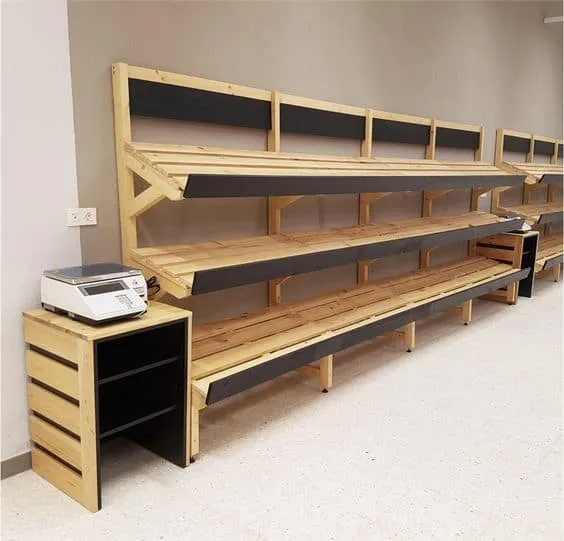 Mẫu quầy hàng hoa quả đẹp, gọn gàng