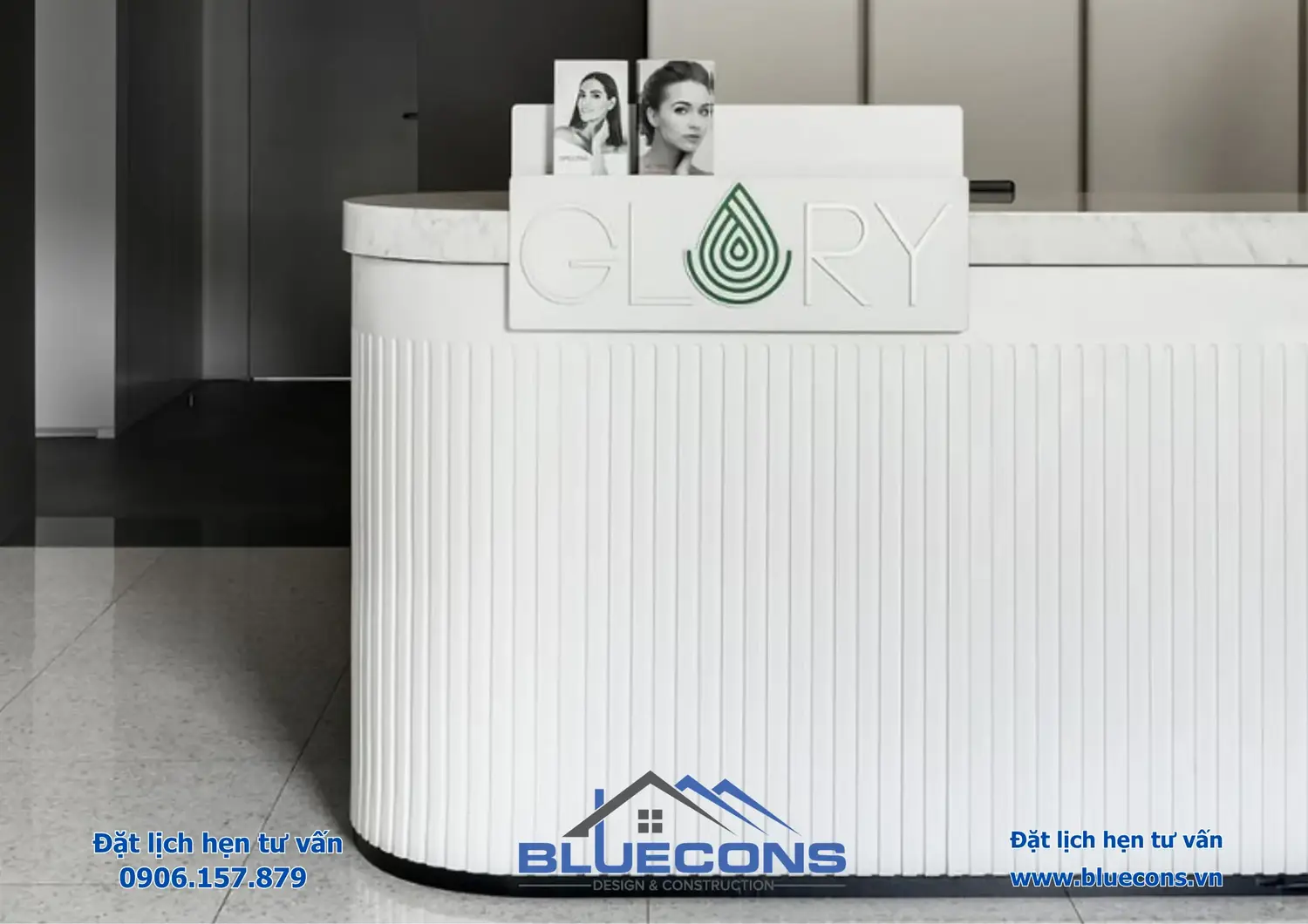 Mẫu Quầy lễ tân gỗ thiết kế độc đáo phù hợp với nhiều không gian 3 Mẫu Quầy lễ tân gỗ thiết kế độc đáo phù hợp với nhiều không gian