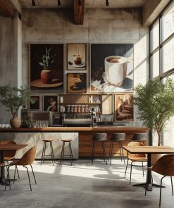 Mẫu quầy pha chế đẹp cho quán cafe (2)