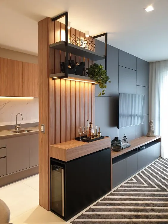 Quầy Pha Chế Tiện Lợi Mang Lại 5 Lợi Ích Cho Không Gian Bếp 4 Mẫu quầy pha chế nhỏ gon, tiện lợi