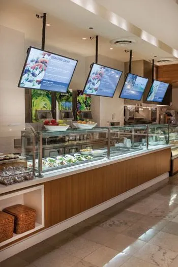 Quầy Salad Buffet: 3 Bí Quyết Thiết Kế Tối Ưu Hóa Không Gian Hiệu Quả 3 Mẫu quầy salad buffet đẹp