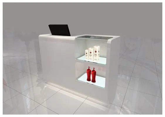 Mẫu quầy thu ngân tại salon tóc