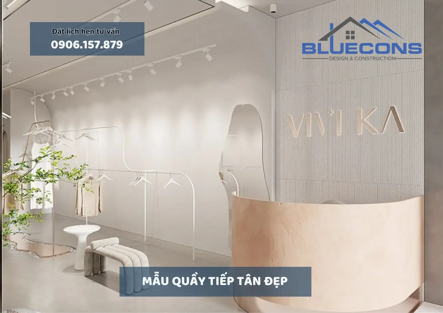 Mẫu quầy tiếp tân đẹp, thiết kế quầy lễ tân tiêu chuẩn thịnh thành 2024 3 Mẫu quầy tiếp tân đẹp, thiết kế quầy lễ tân tiêu chuẩn thịnh thành 2024