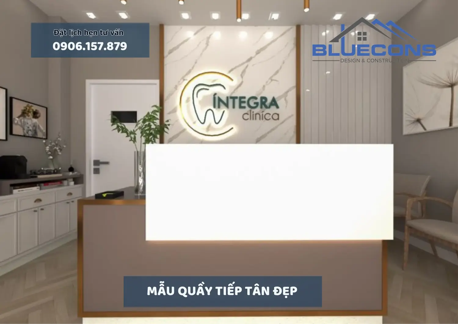 Mẫu quầy tiếp tân đẹp, thiết kế quầy lễ tân tiêu chuẩn thịnh thành 2024 7 Mẫu quầy tiếp tân đẹp, thiết kế quầy lễ tân tiêu chuẩn thịnh thành 2024