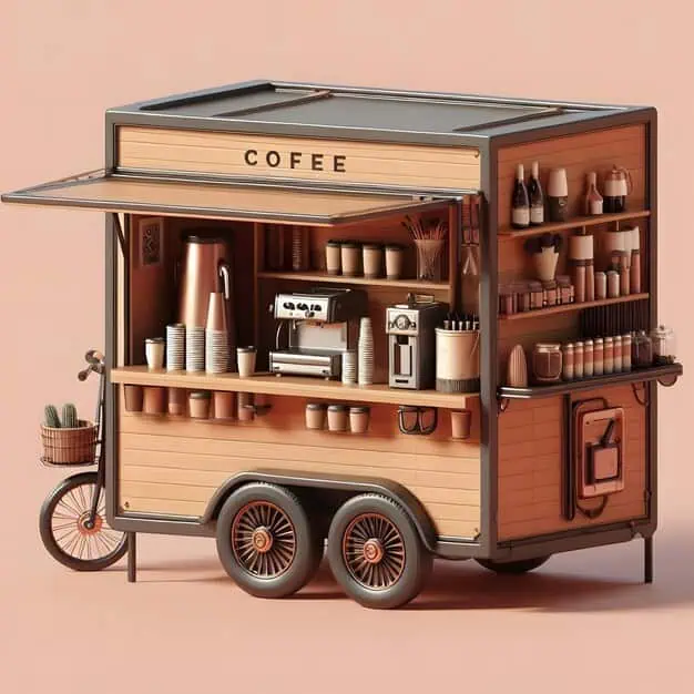 Mẫu xe cafe đẹp