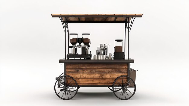 Mẫu xe cafe di động 5 Mẫu xe cafe di động 5