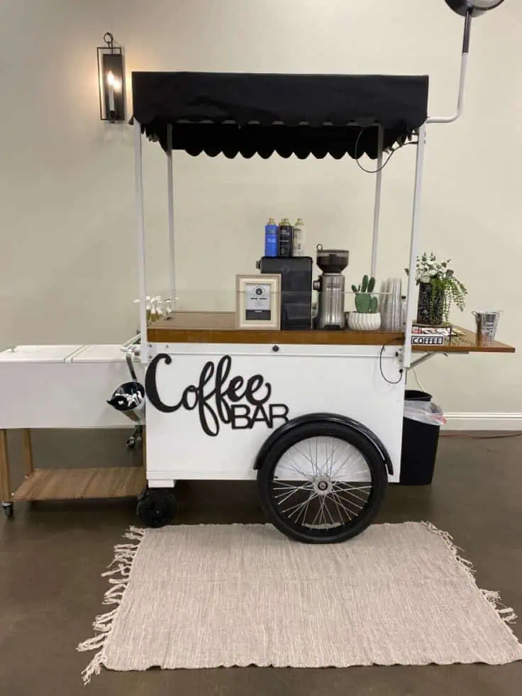 Mẫu xe cafe di động Mẫu xe cafe di động