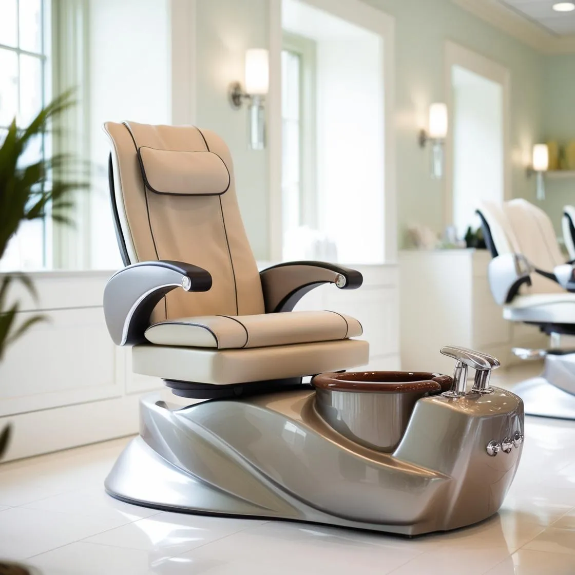 Nội Thất Ghế Pedicure Tiệm Nail Mỹ - Pedicure Chair Furniture for American Nail Salons 3 Nội Thất Ghế Pedicure Tiệm Nail Mỹ (2)