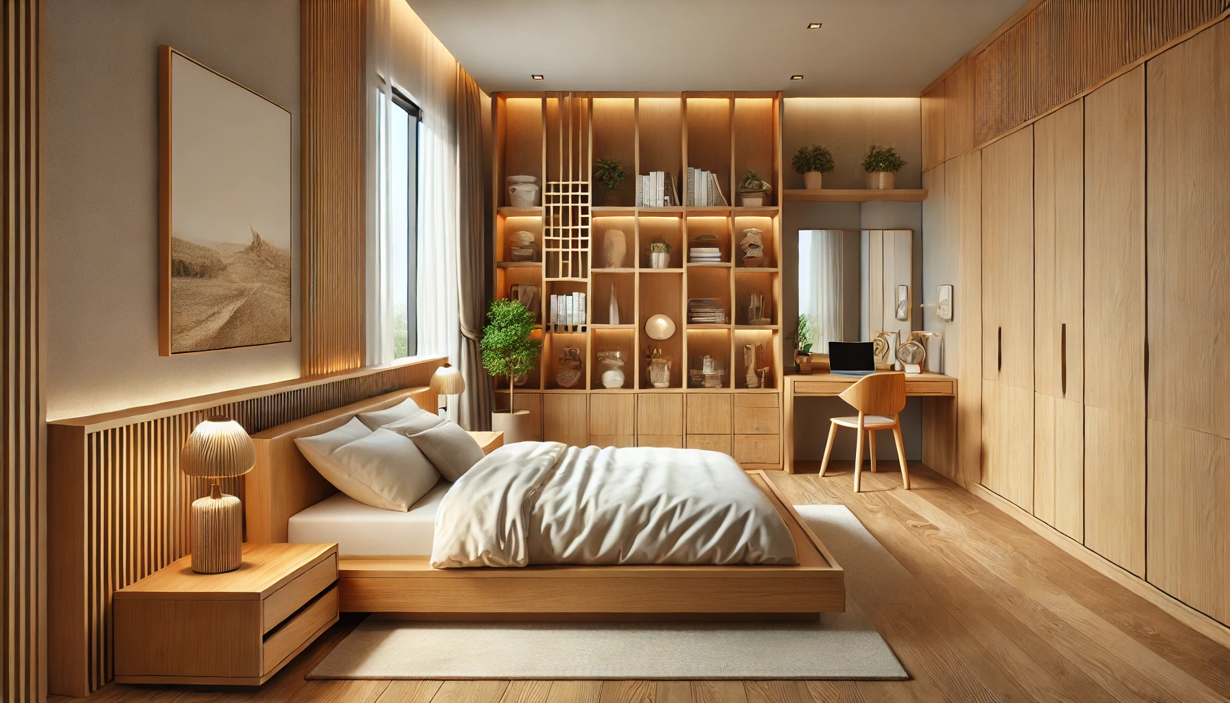 Nội Thất Phòng Ngủ Bằng Gỗ (2)