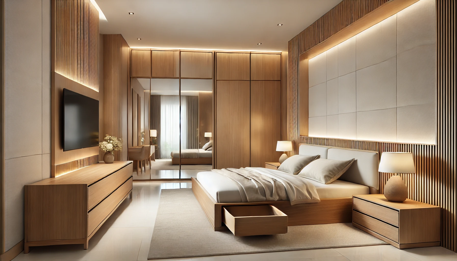 Nội Thất Phòng Ngủ Bằng Gỗ