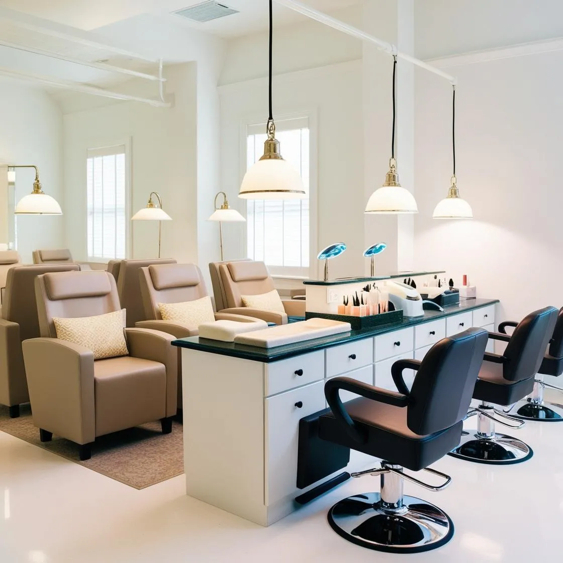 Nội Thất Tiệm Nail Giá Rẻ Tại Mỹ - Cheap nail salon furniture in usa 9 Nội Thất Tiệm Nail Giá Rẻ Tại Mỹ