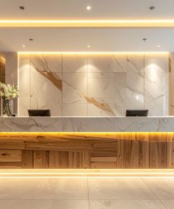 Nội thất Bluecons quầy lễ tân (4)