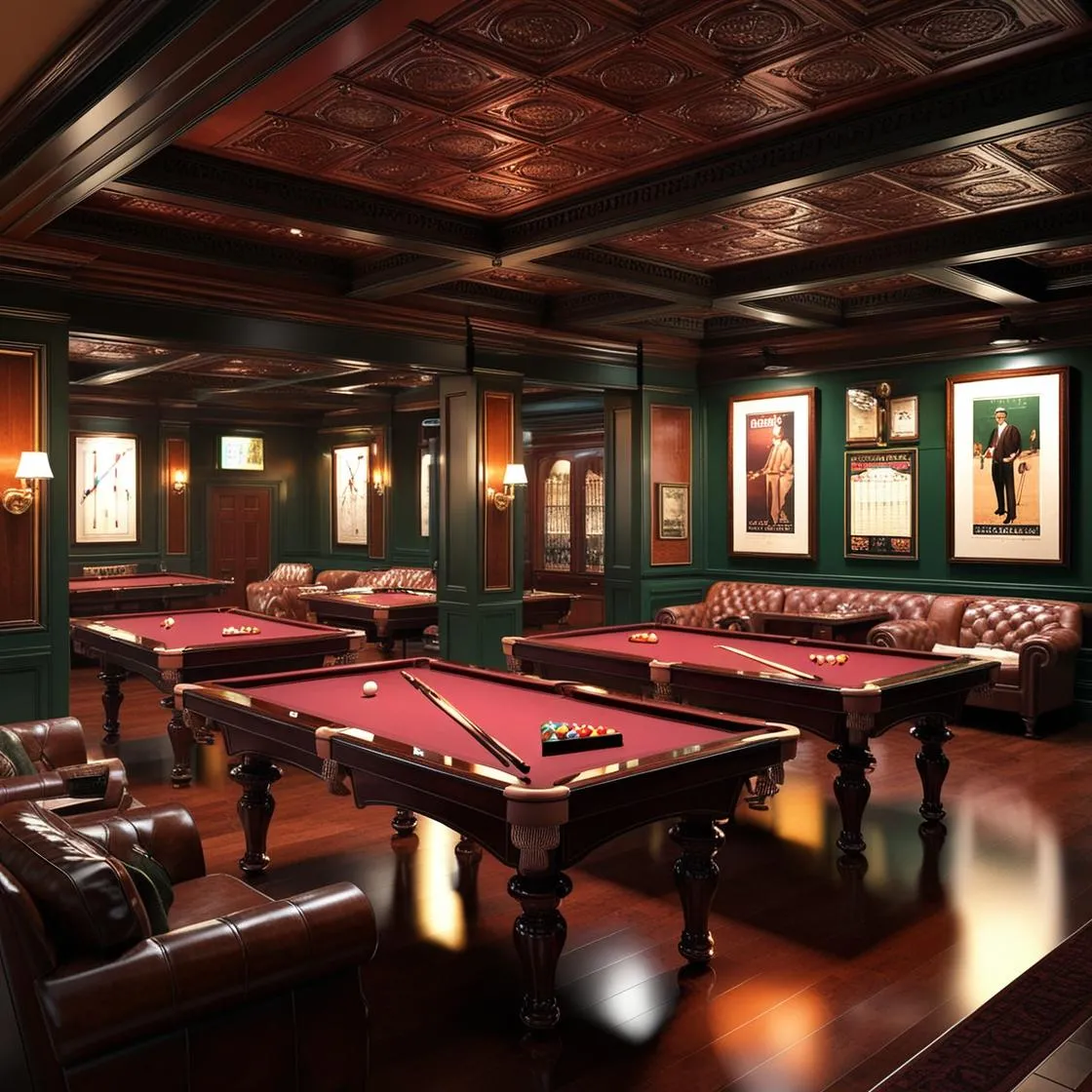 Phong cách nội thất quán bida