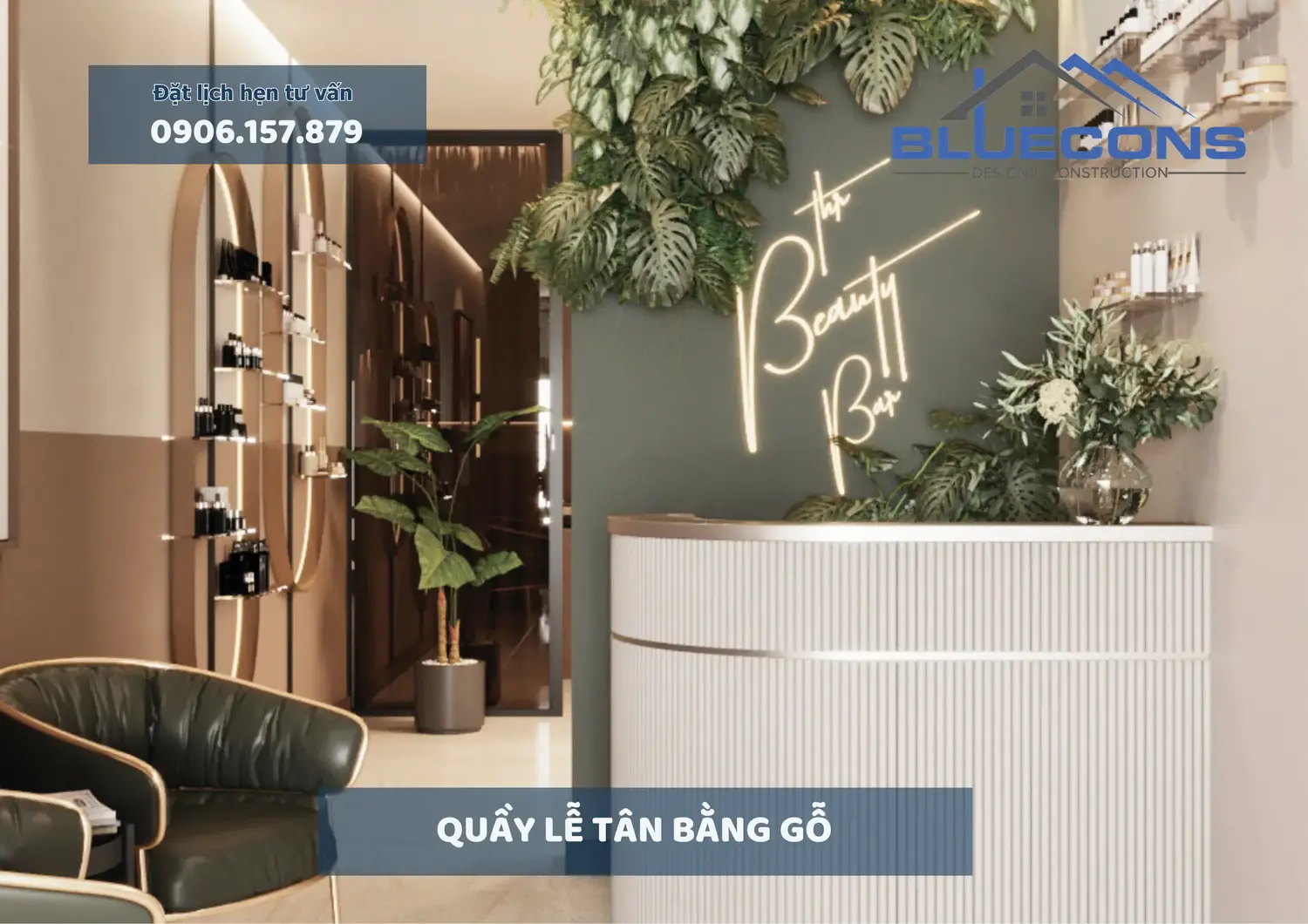 Quầy lễ tân bằng gỗ, mẫu quầy lễ tân gỗ độc đáo được ưa chuộng nhất năm 2024 6 Quầy lễ tân bằng gỗ, mẫu quầy lễ tân gỗ độc đáo được ưa chuộng nhất năm 2024