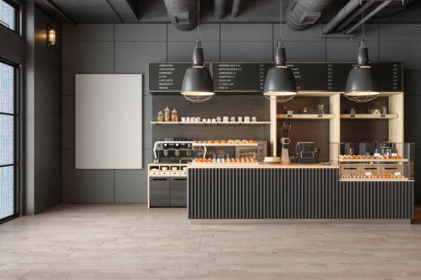 Quầy Bán Cafe Thiết Kế Mới Độc Đáo QCF005 5 Quầy Bán Cafe Thiết Kế Mới Độc Đáo QCF005 5