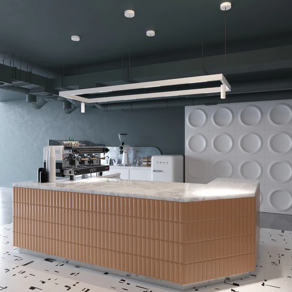 Quầy Bar Cafe Đèn Led Bắt Mắt QCF023 5 Quầy Bar Cafe Đèn Led Bắt Mắt QCF023 5