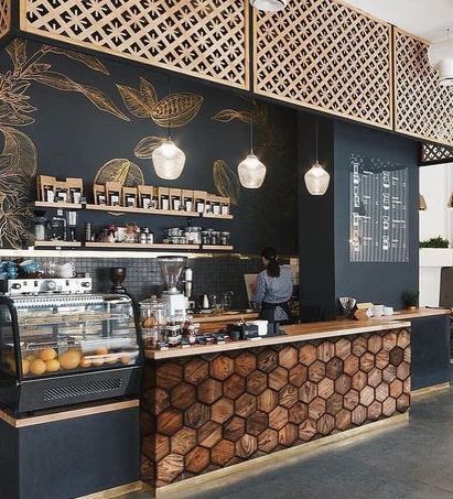 Quầy Bar Cafe Gỗ Đơn Giản Sang Trọng QCF019 4 Quầy Bar Cafe Gỗ Đơn Giản Sang Trọng QCF019 4