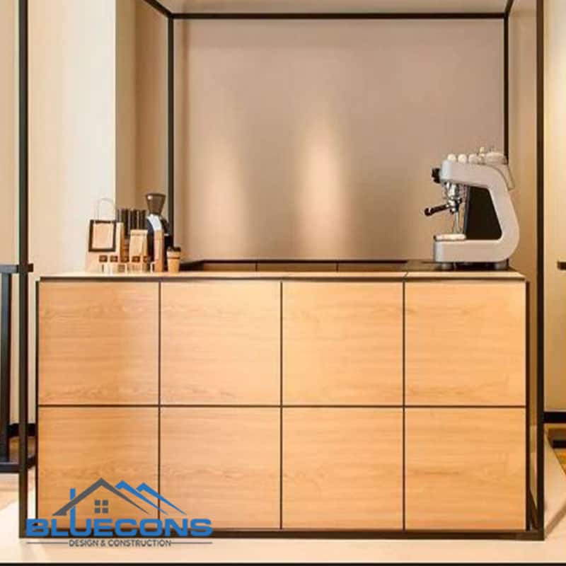 Quầy Bar Cafe Gỗ Đơn Giản Sang Trọng QCF019 Quầy Bar Cafe Gỗ Đơn Giản Sang Trọng QCF019