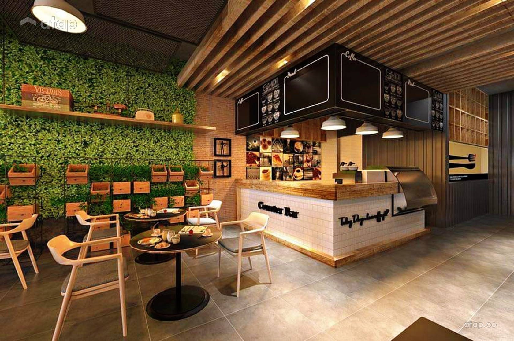 Quầy Bar Cafe Mini Giá Rẻ QCF029 3 Quầy Bar Cafe Mini Giá Rẻ QCF029 3