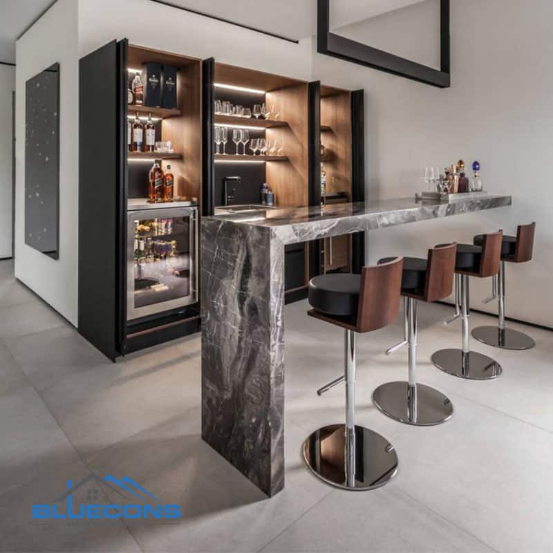 Quầy Bar Gia Đình Thiết Kế Ấn Tượng QB028 Quầy Bar Gia Đình Thiết Kế Ấn Tượng QB028