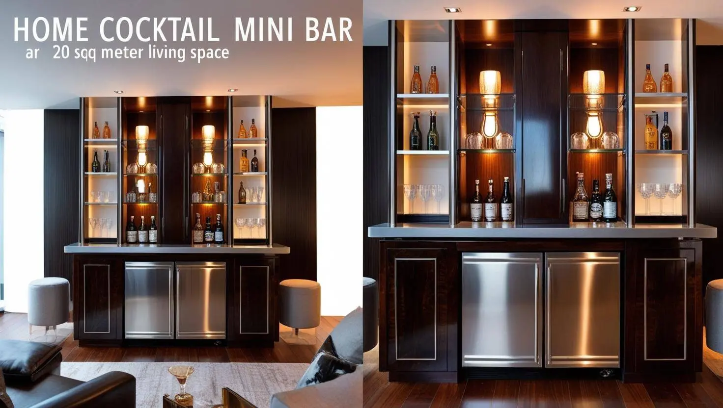 Quầy Bar Mini Tại Nhà (2) Quầy Bar Mini Tại Nhà (2)