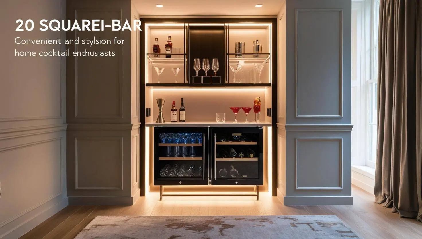 Quầy Bar Mini Tại Nhà (3)