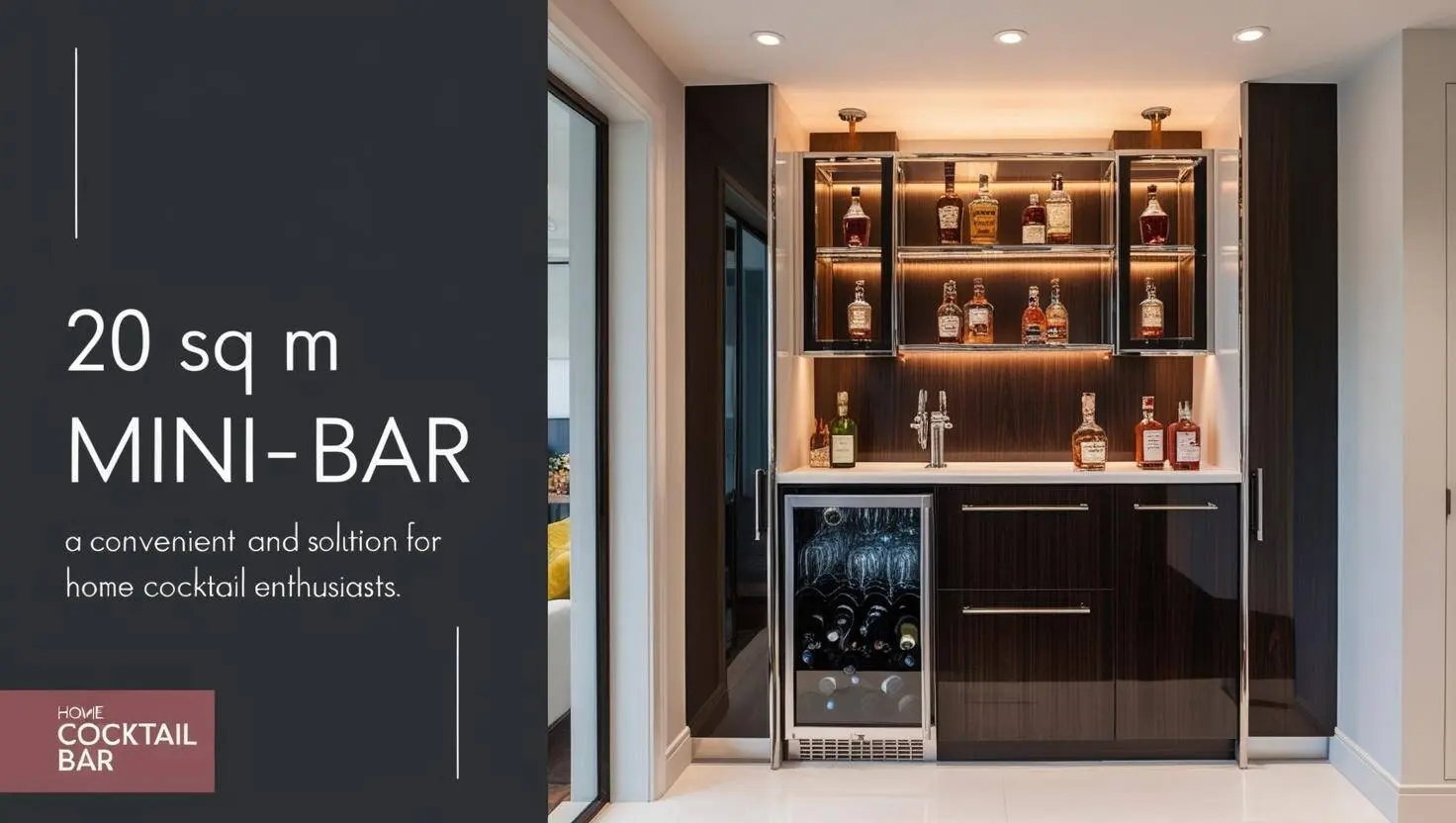 Quầy Bar Mini Tại Nhà (8) Quầy Bar Mini Tại Nhà (8)