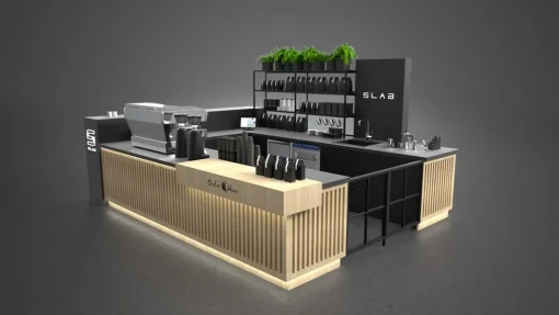 Quầy Cafe Có Bồn Rửa 2