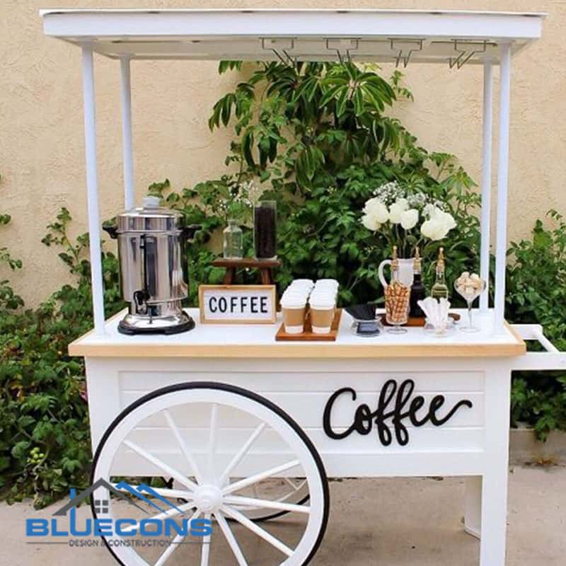 Quầy Cafe Mang Đi Thiết Kế Ấn Tượng QCF027 Quầy Cafe Mang Đi Thiết Kế Ấn Tượng QCF027
