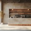 Quầy Cafe Phong Cách Mới