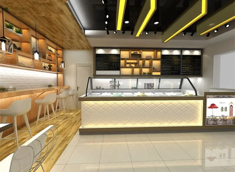 Quầy Cafe Thiết Kế Ấn Tượng QCF040 5 Quầy Cafe Thiết Kế Ấn Tượng QCF040 5