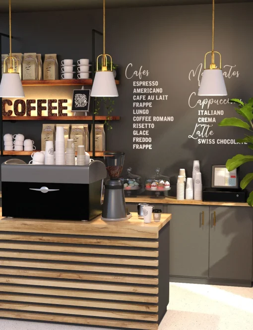 Quầy Mini Pha Chế 3