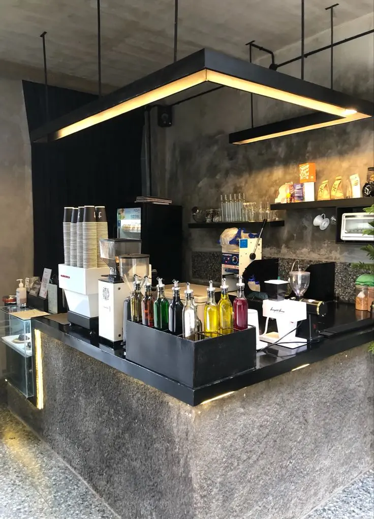 Quầy Pha Chế Cafe Đẹp Mắt 3 Quầy Pha Chế Cafe Đẹp Mắt 2